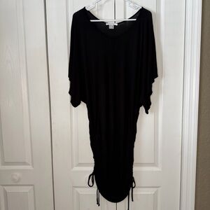 Lascana for Venus Black Ruched Dress medium